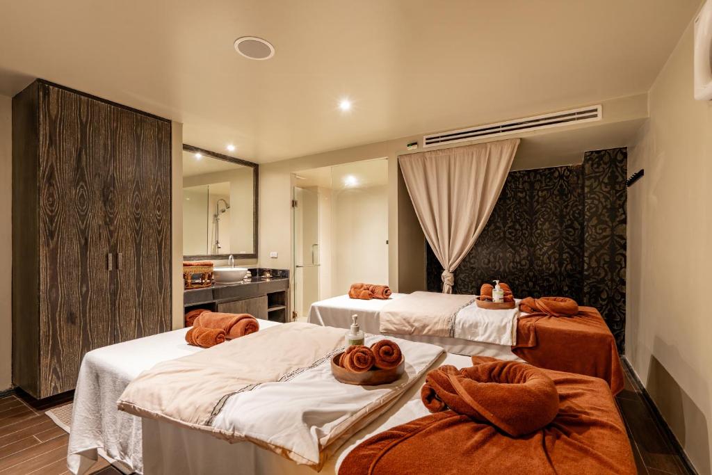 Relaxing spa treatment room in Patong Phuket