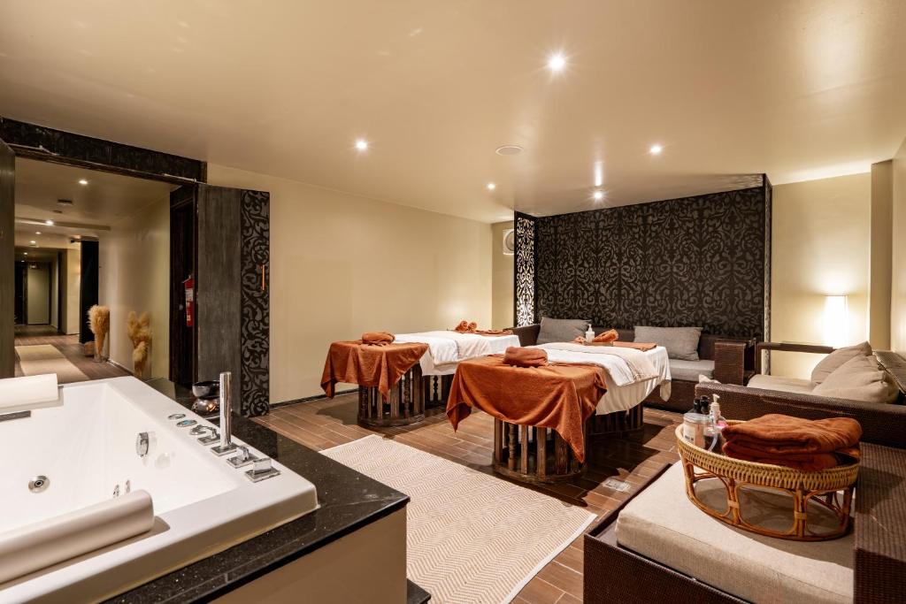 Relaxing spa treatment room in Patong Phuket